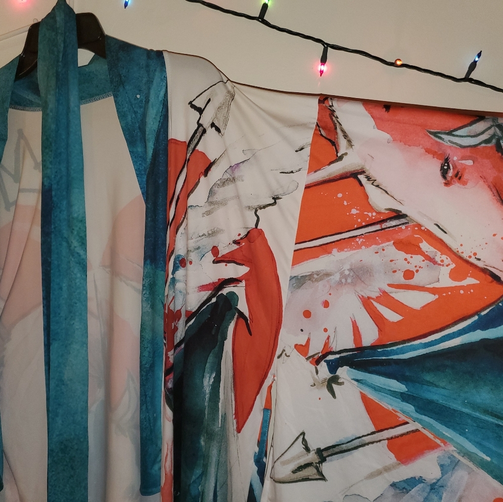 SOLD!!! Black Milk X lora zombie unicorn kimono - Picture 9 of 12